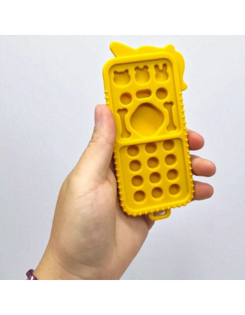 Силіконовий прорізувач пульт Єдиноріг (Рожевий)