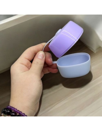 Контейнер для зберігання пустушки (бузковий)