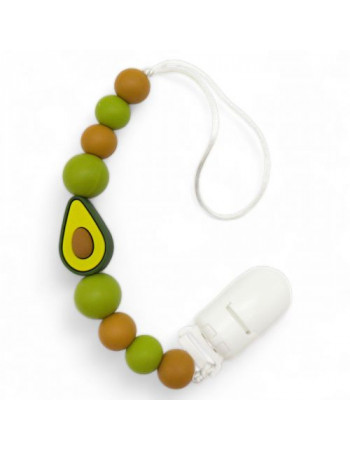 Силіконовий ланцюжок для пустушки АВОКАДО