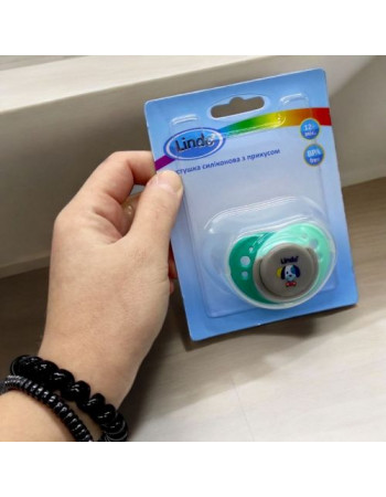 Пустушка силіконова, від 1 року, баранчик