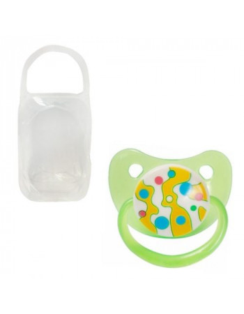 Пустушка силіконова, салатова