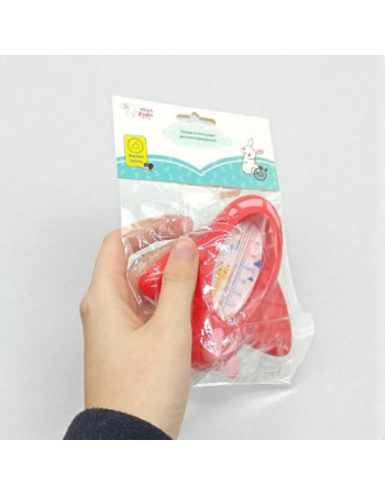 Термометр для води Літачок (ЧЕРВОНИЙ)