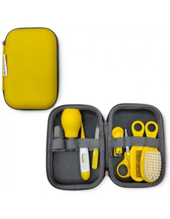 Гігієнічний набір в футлярі, жовтий