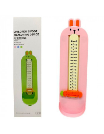 Стопомір дитячий Зайчик (РОЖЕВИЙ)