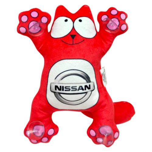 Котик Саймон на присосках 24 см NISSAN (ЧЕРВОНИЙ)