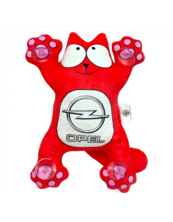 Котик Саймон на присосках 24 см OPEL (ЧЕРВОНИЙ)