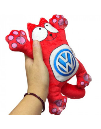 Котик Саймон на присосках 24 см AUDI (ЧЕРВОНИЙ)