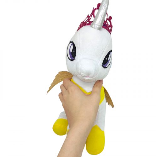 Мʼяка іграшка Поні алікорн біла (33см)