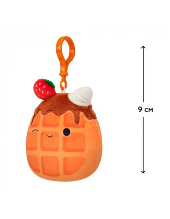 Мʼяка іграшка на кліпсі SQUISHMALLOWS – ВАФЕЛЬКА ВІВЕР (9 cm)