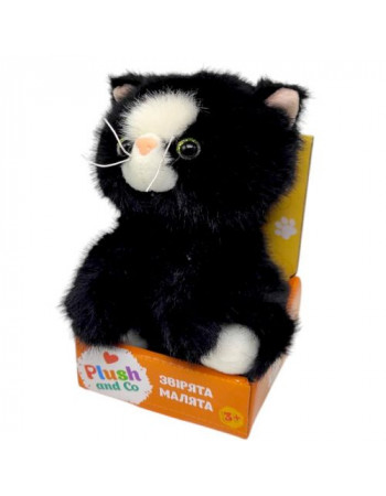 Мʼяка іграшка КОТИК (ЧОРНИЙ)