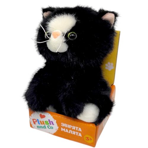 Мʼяка іграшка КОТИК (ЧОРНИЙ)