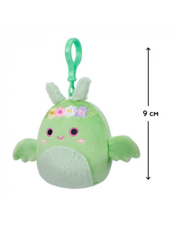 Мʼяка іграшка на кліпсі SQUISHMALLOWS – ДРАКОН ТОВ (9 cm)