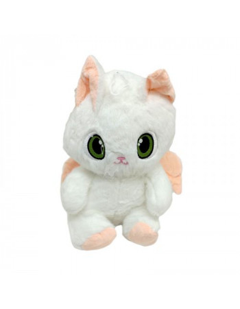 Котик з крилами 25 см (БІЛИЙ)