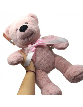 Мʼяка іграшка Ведмедик Тедді 35 см (ТЕМНО-РОЖЕВИЙ)