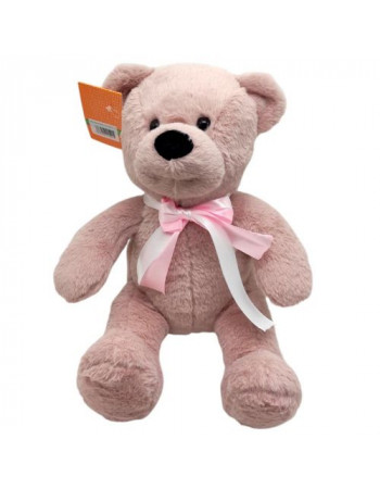 Мʼяка іграшка Ведмедик Тедді 35 см (ТЕМНО-РОЖЕВИЙ)