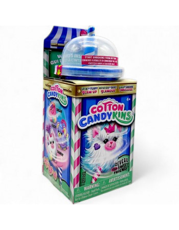 Мʼяка іграшка-сюрприз Cotton Candykins: Пухнастий улюбленець, блакитний