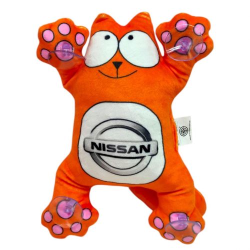 Котик Саймон на присосках 24 см NISSAN (ПОМАРАНЧЕВИЙ)