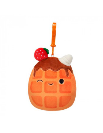 Мʼяка іграшка на кліпсі SQUISHMALLOWS – ВАФЕЛЬКА ВІВЕР (9 cm)