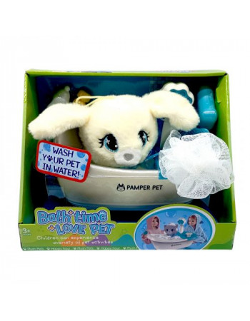 Улюбленець м’яка іграшка, ванна з помповою подачею води, аксесуари, в коробці