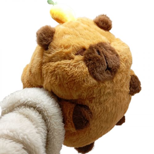 М`яка іграшка “Капібара”, 25 см, плед: 95х190 см, муфта