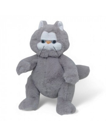М'яка іграшка Кiт сидячий (26 см) сірий