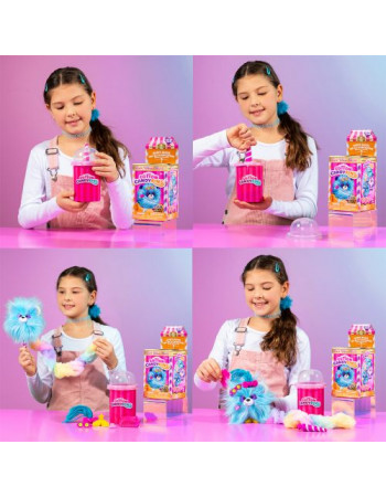 Мʼяка іграшка-сюрприз Cotton Candykins W2 – Пухнастий улюбленець (помаранчевий)