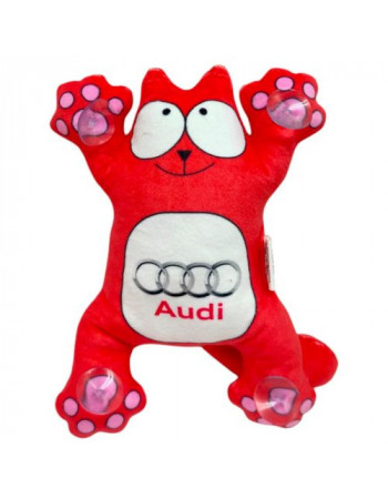 Котик Саймон на присосках 24 см AUDI (ЧЕРВОНИЙ)