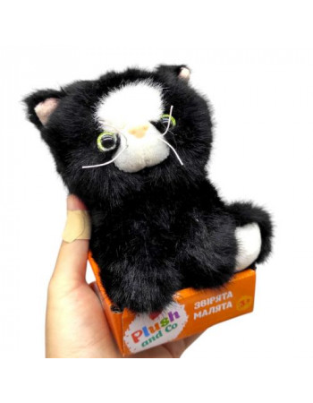 Мʼяка іграшка КОТИК (ЧОРНИЙ)