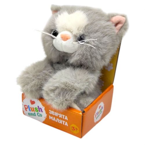 Мʼяка іграшка КОТИК (СІРИЙ)