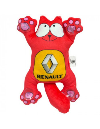 Котик Саймон на присосках 24 см RENAULT (ЧЕРВОНИЙ)