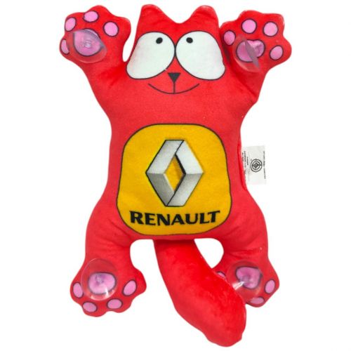 Котик Саймон на присосках 24 см RENAULT (ЧЕРВОНИЙ)