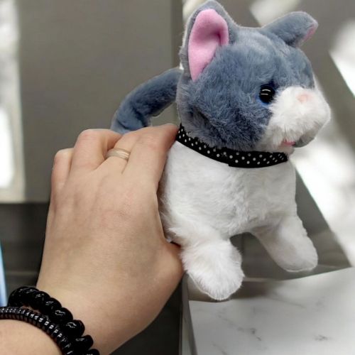 Інтерактивне кошеня з аксесуарами (коричневий)