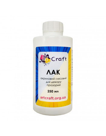 Лак акриловый глянцевый 250 мл Art Craft 5002-AC