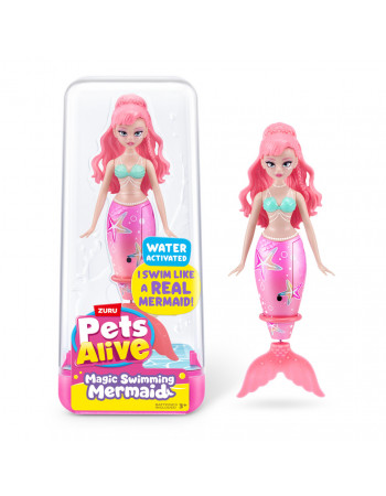 Интерактивная игрушка Волшебная русалочка Розовая звезда Pets  Robo Alive 9567A
