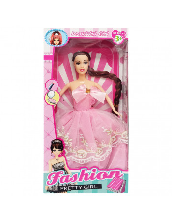 Детская Кукла 'Fashion Pretty Girl' YE-78(Pink) в нарядном платье