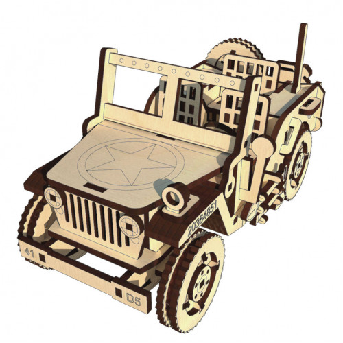Дерев'яний конструктор 'Willys Legend' OPZ-002, 125 деталей