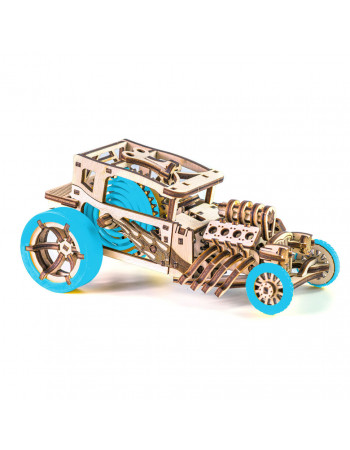 Дерев'яний конструктор 'Hot Rod' Time for Machine T4M380303 (Синій)