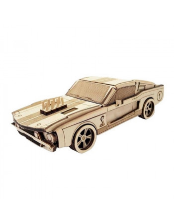 Деревянный конструктор Золотая Серия автомобиль 'Mustang' BB2musta
