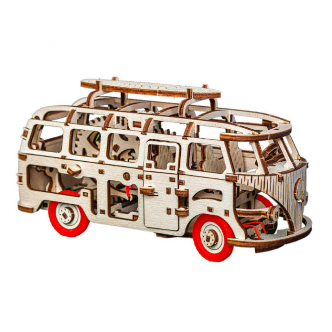 Дерев'яний конструктор 'Dream Van' Time for Machine T4M380301 (Червоний)