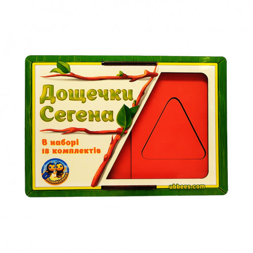 Вкладиші Дошки Сегена 'фігури, кольори' (ПСД212) PSD212