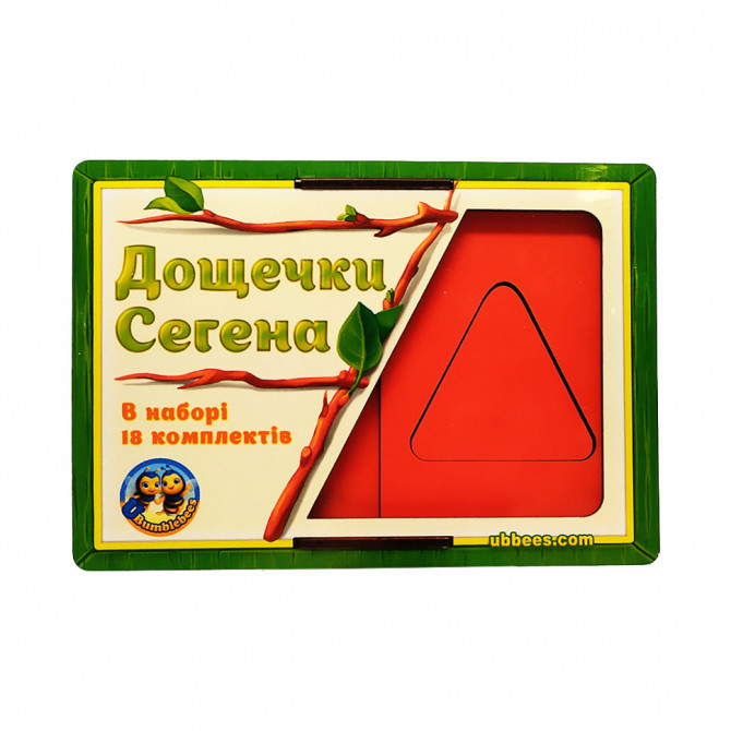 Вкладиші Дошки Сегена 'фігури, кольори' (ПСД212) PSD212