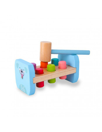 Деревянная игрушка стукачка 'Собачка' MD 0839 молоток Собака