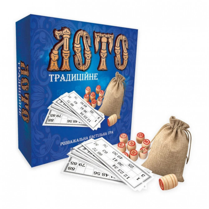 Лото 'Традиційне' 30315 з дерев'яними діжками