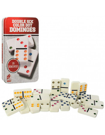 Настольная игра домино 501070 в металлической коробочке