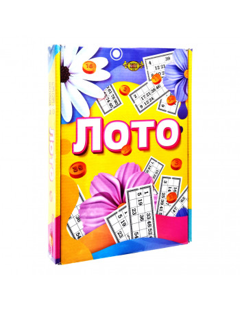 Настольная игра 'Лото' MKC0202 правила игры на рус. и укр. языках