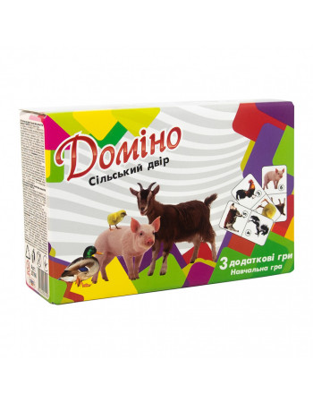 Настольная игра Домино 'Сельский двор' 30766 (укр.)