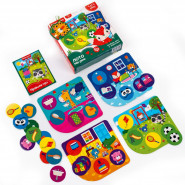Гра настільна 'Fisher Price. Лото. Мій день' VT2910-02, 4 гральні поля