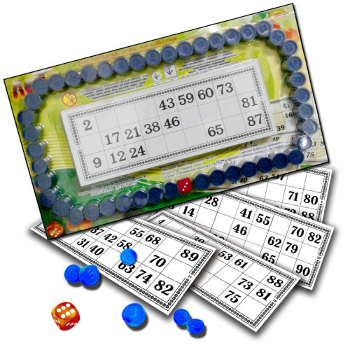 Настольна игра 'Лото подарочное' MKT0102 правила игры на рус. и укр. языках