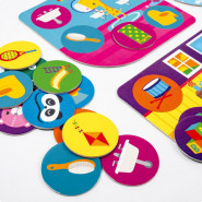 Гра настільна 'Fisher Price. Лото. Мій день' VT2910-02, 4 гральні поля