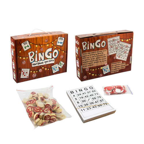 Настольная игра-лото 'BinGo' 30757 укр